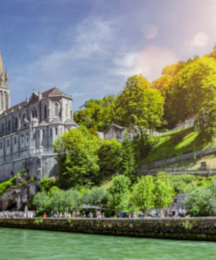 Flights from the city of Lourdes, France to Europe