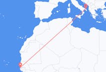 Flyrejser fra Banjul til Brindisi