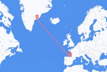 Flights from Kulusuk, Greenland to Bilbao, Spain