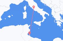 Flyreiser fra Djerba, til Roma