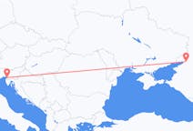 Vols depuis la ville de Rostov-sur-le-Don vers la ville de Trieste