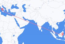 Flyrejser fra Balikpapan, Indonesien til Palermo, Italien