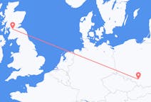 Flyrejser fra Katowice, Polen til Glasgow, Skotland
