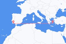 Flyreiser fra Faro-distriktet, Portugal til Naxos, Hellas