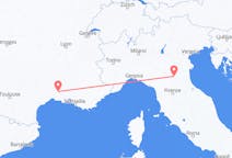 Flüge von Nimes, Frankreich nach Bologna, Italien