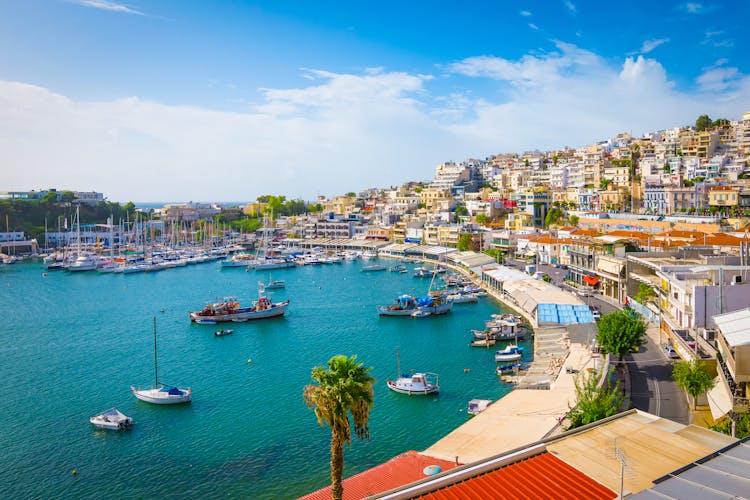 Photo of Piraeus, Athens, Greece. Mikrolimano harbour and yacht marina.