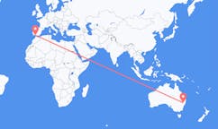 Vols de Tamworth, Australie à Xérès, Espagne