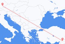 出发地 德国出发地 慕尼黑目的地 土耳其加濟安泰普的航班