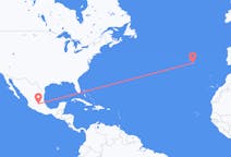 Flyreiser fra Santiago de Querétaro, Mexico til Ponta Delgada, Portugal
