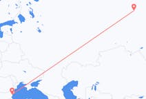 Flights from Kogalym, Russia to Varna, Bulgaria