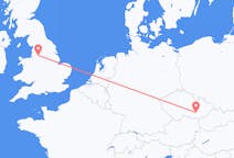 Flyrejser fra Manchester, England til Brno, Tjekkiet