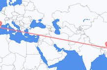 Flights from Jorhat to Barcelona