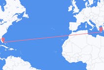 Flights from Miami, the United States to Heraklion, Greece