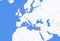 Flights from Aqaba, Jordan to Newcastle upon Tyne, the United Kingdom