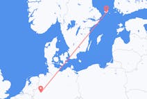 Flyg från Mariehamn, Åland till Dortmund, Tyskland