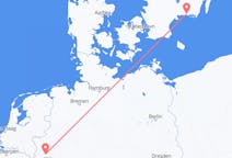 Flyreiser fra Düsseldorf, Tyskland til Ronneby, Sverige