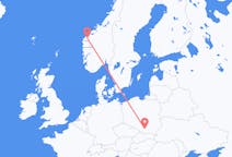 Flights from Kraków, Poland to Volda, Norway