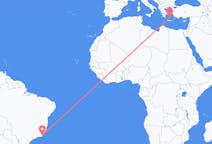 Flights from Macaé to Santorini
