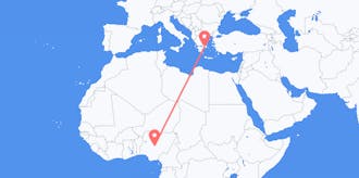 Flights from Nigeria to Greece