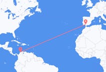 Flüge von Barranquilla, Kolumbien nach Sevilla, Spanien