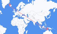Flyreiser fra Darwin, Australia til Reykjavík, Island