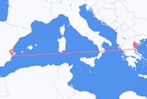 出发地 希腊出发地 沃洛斯目的地 西班牙阿利坎特的航班