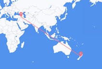 Flyrejser fra Wellington, New Zealand til Van, Tyrkiet