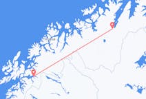 Vols depuis la ville de Lakselv vers la ville de Narvik