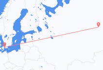 Flyg från Sovetsky till Köpenhamn