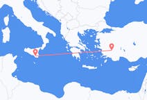 Flights from Comiso, Italy to Denizli, Turkey