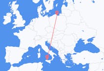 Flights from Gdańsk, Poland to Palermo, Italy