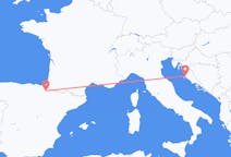 Flyg från Zadar till Pamplona