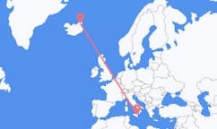 Flyrejser fra Thorshofn, Island til Catania, Italien