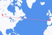 Flyg från Regina, Saskatchewan till Santander