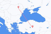 Vluchten van Bacău naar Nevşehir