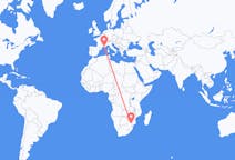 Flyrejser fra Hoedspruit, Limpopo, Sydafrika til Marseille, Frankrig