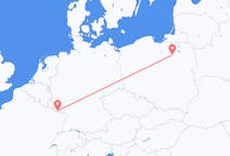 Fly fra Szymany, Szczytno County til Saarbrücken