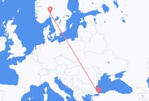 Flights from Istanbul, Turkey to Oslo, Norway