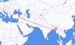 Fly fra Ann, Burma til Kahramanmaraş