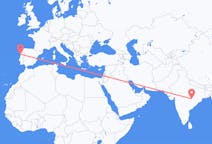 Flyg från Raipur, Indien till Porto, Portugal