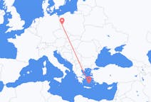 Flights from Zielona Góra, Poland to Santorini, Greece