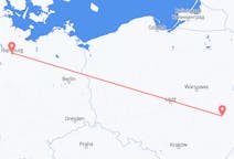 Flyrejser fra Lublin, Polen til Hamborg, Tyskland