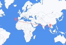Flyg från Bangkok, Thailand till Porto Santo, Portugal