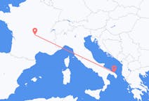Flights from Clermont-Ferrand to Brindisi
