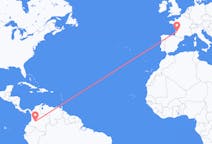 Flyreiser fra Neiva, Huila, Colombia til Bordeaux, Frankrike