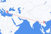 Flyreiser fra Nakhon Phanom-provinsen, Thailand til Athen, Hellas