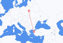 Flights from Lublin in Poland to İzmir in Turkey