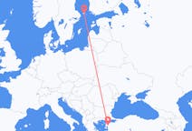 Flights from Mariehamn to Edremit