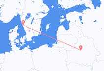 Flyreiser fra Minsk, Hviterussland til Göteborg, Sverige
