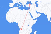 Flights from Kuito, Angola to Kayseri, Turkey